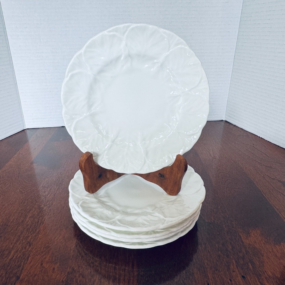 5x Coalport Countryware (Wedgwood) 6" Bread Snack Hors d'oeuvres Plates White